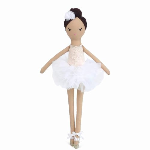MON AMI Katrina The Ballerina 15-Inch Stuffed Doll for Girls | Soft Ballet Plush Doll | Elegant Playtime Companion | Charming Nursery & Bedroom Décor | Plush Gift for All Ages