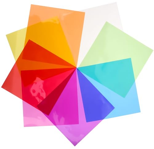 Buntes Kunststoffpapier, 160 Stück, farbige transparente Blätter, 19,1 x 19,1 cm, Kunststoff, für Süßigkeiten, Kekse, Verpackung, DIY, Basteln, Dekorationen, transparentes Glaspapier, dünnes Acetat