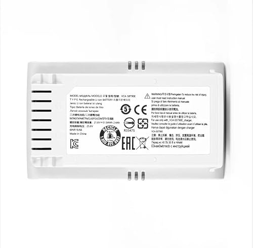 21,6 V 2400 mAh für Samsung Handstaubsauger Battery Jet 70 VCA-SBT90E Weiß und Schwarz VS15T7032P