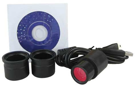 2 Risoluzione Digitale Oculare Microscopio Macchina Fotografica Ad Alta Risoluzione Leggero ABS Lente di Ingrandimento Alto per Laboratorio Microscopio Accessorio