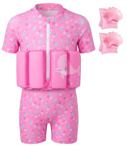 Summshall Badeanzug Baby Mädchen Jungen mit Floatation Kleinkind Schwimmtraining Hilfe Schwimmende Badeanzug EIN Stück Schwimmern Badeanzüge