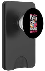 Je suis Une bête Qui Joue du ukulélé, Une musicienne drôle PopSockets PopWallet pour MagSafe