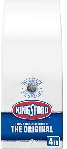 Kingsford Original Charcoal Briquettes, BBQ Charcoal for Grilling, 4 Pounds (Package May Vary)