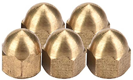 Kit 20 Piezas Tuercas de Latón Hexagonales M3-M12 M4 con Cabeza Abovedada Para Fijar Neumáticos Y Ejes En Vehículos Accesorios Para Sujeción Metálica Fijación Industrial Repuestos Mecánicos Duraderos