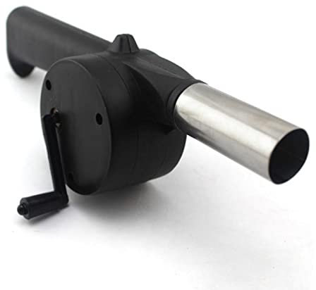 Ventilateur de Ventilateur de Barbecue de Cuisson en Plein air pour Barbecue Soufflet d'incendie Outil de manivelle pour Pique-Nique Camping Outils de Plein air Durable and Deft