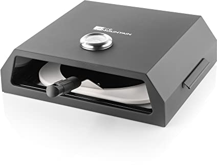 Fire Mountain Grill Top Pizza Oven - Fits On Any Charcoal & Gas BBQ, Portable Pizza Oven, Easy Carry Handles, Includes Pizza Oven Accessories, Pizza Stone & Pizza Peel, BBQ Pizza Oven