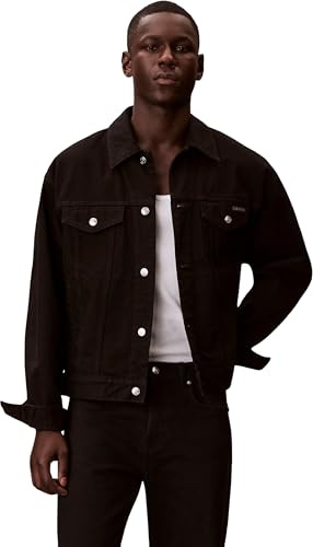 Calvin Klein 90s Ck Classic Black Trucker Lv04rf706g Chaquetas Hombre