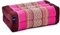 LEEWADEE Bloc de Yoga en Kapok Fait à la Main - Coussin Brique Artisanal, 35 x 18 x 12 cm, Bai Rose Fuchsia