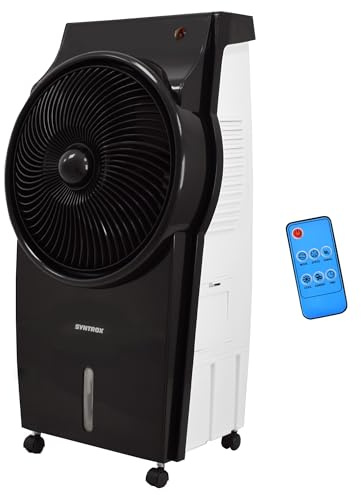 Syntrox Germany AC-95W-B 8L Blowy Remote Rafraîchisseur d'air Humidificateur d'air Désodorisant et Ventilateur 4 en 1