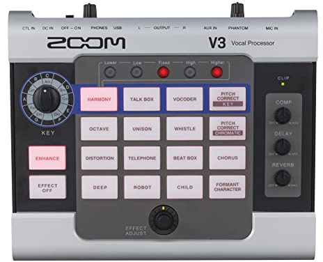 Zoom V3 Multi-effects Vocal Processor