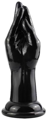 BDSMJOY Gode à Main Plug Anal,Godemiché Anals Gode XXL Large,Gode Ventouse Godemichés Anal Plug Anale,Extenseur Femme Homme,Godes Plugs Anals Sex Toys Anals Godes Ceintures (Noir)