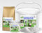 Ghiaia Bianco 1,5/25KG - Ghiaia per Acquario - Sassolini Decorativi per Vasi - Sassi Decorativi per Vasi - Ghiaia per Vasi - Sassolini per Acquario - Ghiaia per Giardino, ZEN (1,5 Kg Sacco)