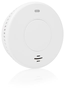 Smartwares Rauchmelder - Q-Label - 10 Jahre versiegelte Batterie - Optischer Sensor - Beleuchtete Indikatoren - Testknopf - Stille Funktion - FSM-12001