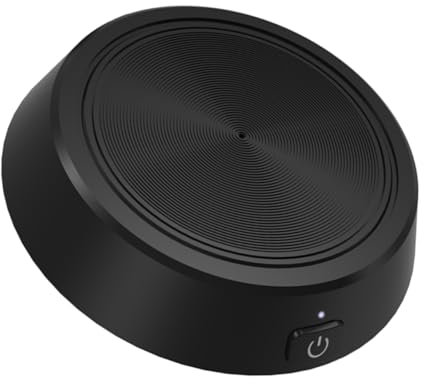 KICHOUSE Microfono Direzionale Per Computer Microfono Da Tavolo Compatto Eliminazione Del Rumore Nero Per Videochiamate