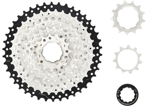 Passar TTPRO MTB-cykel 10-växlad HG-cykelkassett 11-40T/42T/46T/50T mountainbikefrihjul Passar Shimano-delar(10S 11-50T)