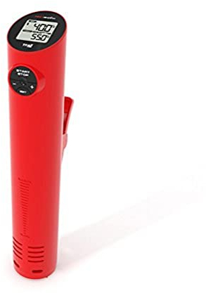 TFA Dostmann Sousmatic Edition Sous-Vide Garer, 14.1551.05, Sous-Vide Stick, Kerntemperatur, rot