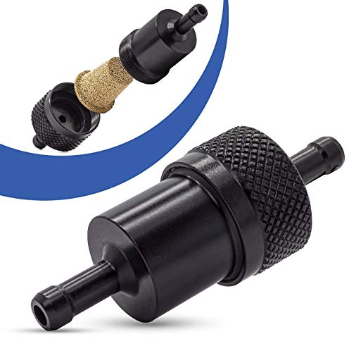 Adapter Universe Universellt bränslefilter 8 mm aluminium bensinfilter bil motorcykel svart