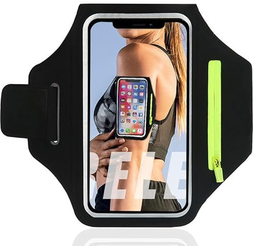Sports Armband Mobile Phone for Samsung Galaxy M34 M52 M53 5G A22 4G M22 M51, Mobile Phone Holder Jogging with Headphones Bag Running Armband for Samsung Galaxy Note10 Plus Lite 20 8 9 S10 Plus S10E