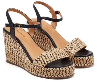 GIOSEPPO CHIPPEWA, Sandali con zeppa Tipo Espadrillas Donna, Nero, 39 EU, Nero, 39 EU