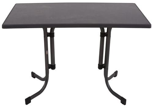 PATIO Gartentisch 115x70 cm rechteckig Dine & Relax Ceramico Outdoor Tisch Metall pulverbeschichtet Sevelit Tischplatte klappbar