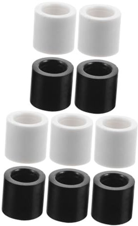 TOKIDNY 10stücke Queue-spitzenabdeckung Billard-Queue-spitzenschutz Kunststoff Hülsen Passform Schutz Für Ersatzspitzen Für