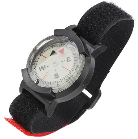 BuyWeek Tauchkompass, Handgelenk Kompass Hohe Genauigkeits Uhr Compass Leuchtende Scuba Tauchkompass für Outdoor Tauchen Camping Wandern