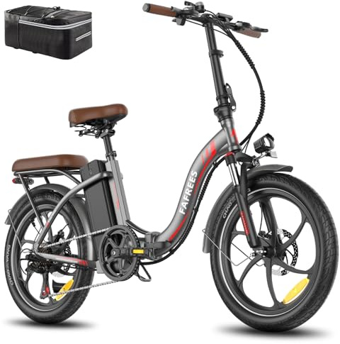 Fafrees F20+PRO Bicicleta eléctrica para hombre 25 Ah 36 V [oficial] 900 WH batería Fatbike bicicleta plegable 20 pulgadas, bicicleta eléctrica 250 W, Fat Bike Ebike 140 kg