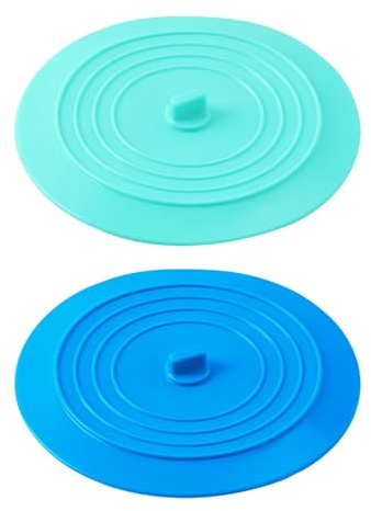 2PCS Universal Bath Stoppers, 6 Silicone Drain Plugs for Sink, Basin, And Tub, Non-slip, Leak-Proof and Easy-Clean
