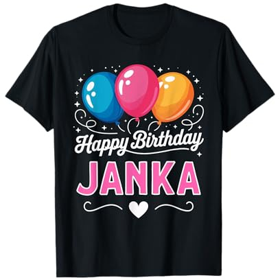 Joyeux Anniversaire en Disant Janka T-Shirt