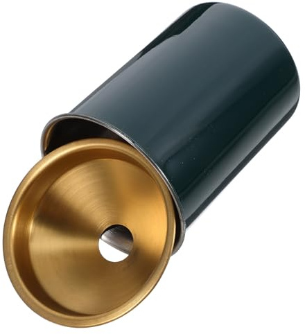IFANLANDOR Cenicero Tapa Antihumo de Acero Inoxidable para Coche Portátil y Diseño Desmontable, Fácil de Limpiar para Uso en Portavasos y Oficina