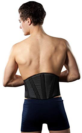 LOREY Hochwertiger Nierengurt, Motorradgurt, Rückenbandage, Nierenschutz, Nierengürtel (XXL)