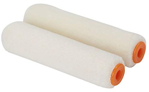 2 MINIS MANCHONS LAQUEUR POUR PETIT ROULEAU MOHAIR A LAQUER SURFACE LISSE PAINTURE LASURE 100 mm