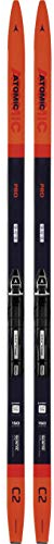 ATOMIC - Pack Ski De Fond Pro C2 Skintec Jr + Fixations Plk ACS Jr Garçon - Taille 150 - Rouge