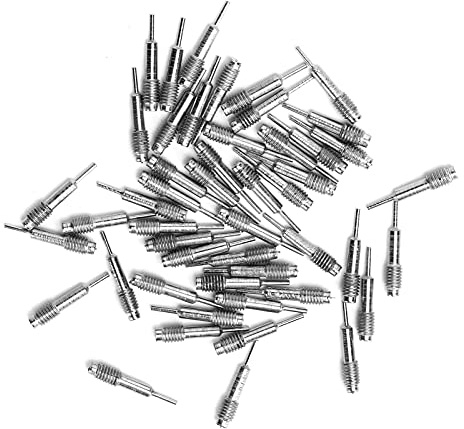 50 piezas de herramientas de reparación de relojes, punta de repuesto de repuesto, herramienta de extracción de eslabones de banda de reloj, puntas de repuesto, accesorios de reparación de relojes