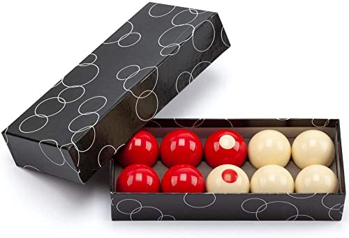 Champion 2-1/8 Regulation Size Bumper Pool Balls 10 Billiard Ball Set