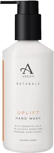 Arran Vegan Hand Wash with Bergamot & Grapefruit (250ml) Uplifting Natural Plant-Based Liquid Soap for Gentle Cleansing and Hydrated Skin