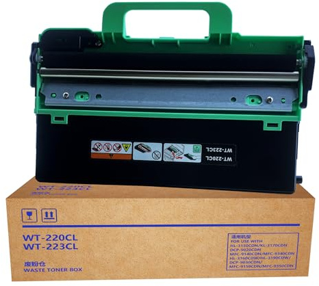 HEMEINY WT-220CL WT-223CL Cartouche de toner usagée compatible avec DCP-9015CDW 9020CDW HL-3140CW 3150CDN 3152CDW 3172CDW L3230CDW L3270CDW 3180CDW MFC-9130CW 9330CDW 9340CDW L3710CW Imprimantes
