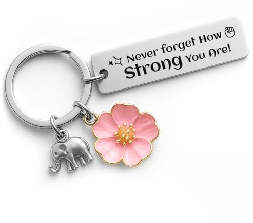 YISCOCKO Inspirational Gifts for Women- Keychain Birthday Gifts for Women, Farewell Gifts for Colleagues,Gifts for Girlfriend, Condolence gifts.