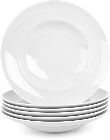 Holst Porzellan/Germany PB 27 Pack 6 Juego de 6 Platos para Pasta 27 cm, Blanco, 26 x 26 x 12.5 cm