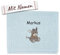 Sterntaler Kinder/Baby Handtuch bestickt mit Namen, Emmi Kinderhandtuch personalisiert, Junge, Esel Hellblau