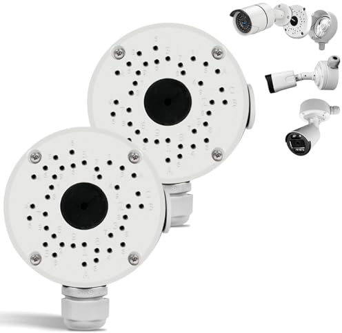 Security Camera Junction Box - Universal IP Mount, Outdoor Bracket, Metal Aluminum Waterproof Blink Camera Mount