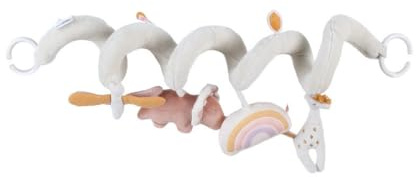 Noukie's – Espiral de Actividad para bebé, Gigi & Louli – Juego de Despertar de Terciopelo – Se Puede Instalar en Cama, Parque Infantil, Asiento de Casco 0+, Cochecito