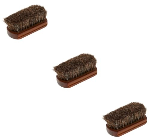 Beaupretty 3stücke Bartpflege Pinsel Pferdehaar Multifunktionale Bürste Für Sanfte Gesichtsreinigung Und Pflege Ergonomischer Griff Für Bequemes Handling Für Und Schuhpflege