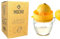 MoCho® Zitronenpresse, Entsafter, Juicer mit Fruchtfleisch/Kern Filter und Behälter Zitruspresse, Lemon Squeezer, Handpresse, Saftpresse für Bar, Küche, Restaurant, handliche Größe