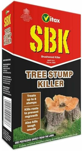 Tree Stump Killer Concentrate 250ml – Powerful Formula for Fast and Effective Tree Stump Removal and Woody Weed Control