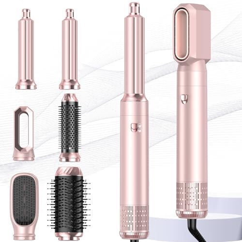 MogaWave Pro air styler 6 in 1 Hair Styler & Spazzola Asciugacapelli, phon arricciacapelli ad aria, asciugacapelli spazzola, spazzola aria calda, spazzola phon per capelli, senza danni da calore