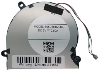Kylfläkt för en Netbook för en Netbook B65D5HB20B4, B65D5HB21A2, 5 V, 0,50A (4 linjers fläkt)