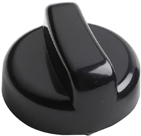 Universal Heater Control Knob Replacement Part Black Plastic Cooker Switch Knob Suitable for Home Oven Hob Stove & Gas-Powered Appliances Use