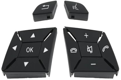 Bilinteriör För Benz För GL För ML W166 G Klass W463 1669052800 Interiör Bilratt Multifunktionsnycklar Switch Kontrollknappar(Model A-Black)