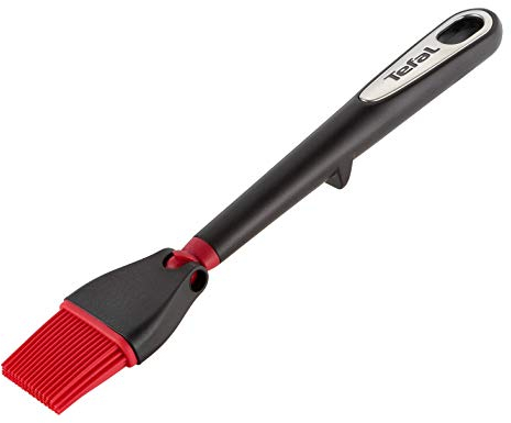 Tefal Ingenio K20724 Backpinsel | Material: Kunststoff | Leicht zu reinigen | Spülmaschinengeeignet | Farbe: Rot / Schwarz, 32.5 x 9.2 x 2.7 cm